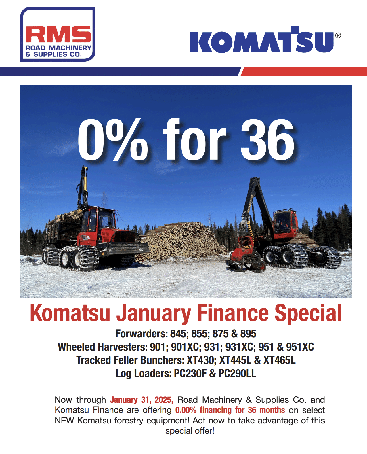 Forestry Promotions - Road Machinery & Supplies Co.