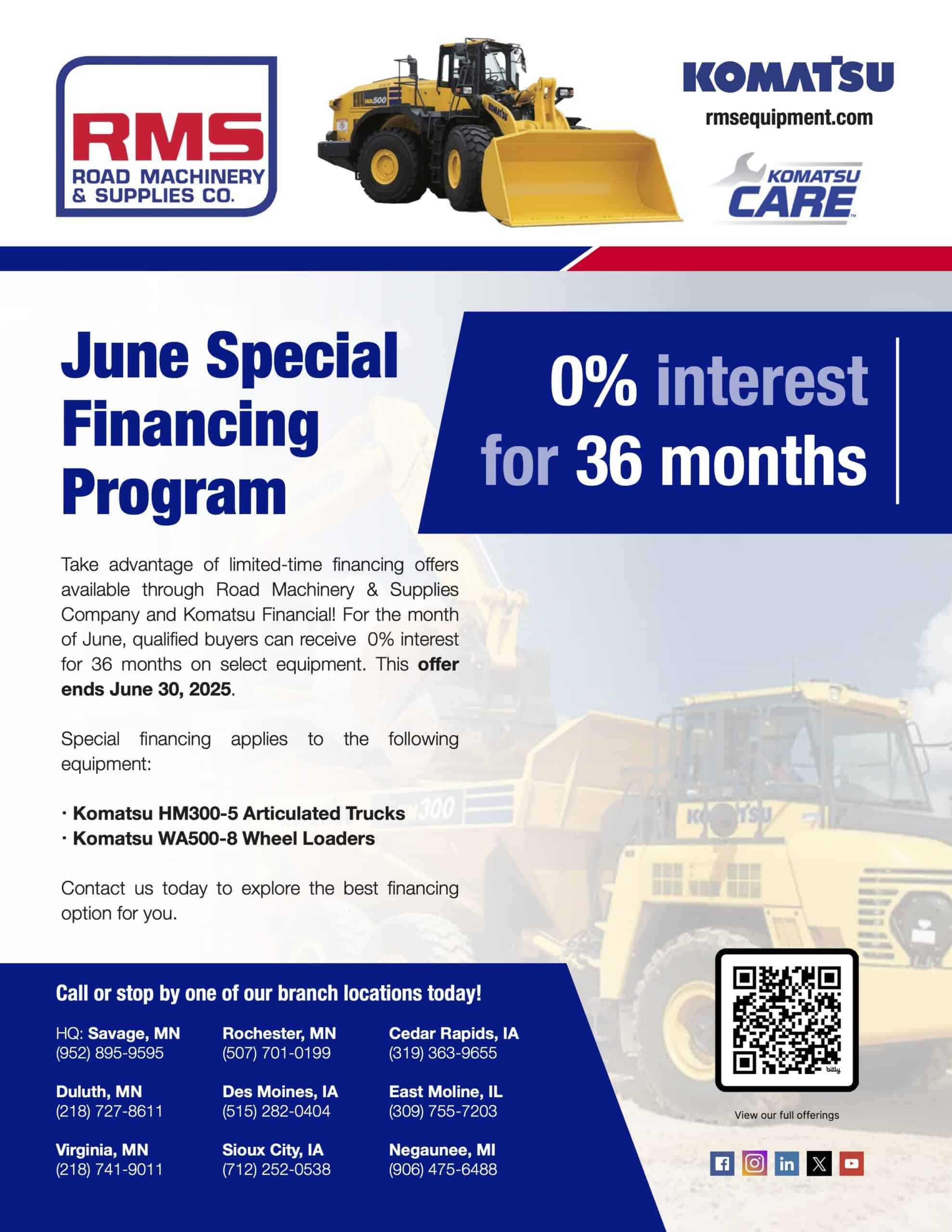 June Special Financing_Trucks & Loaders