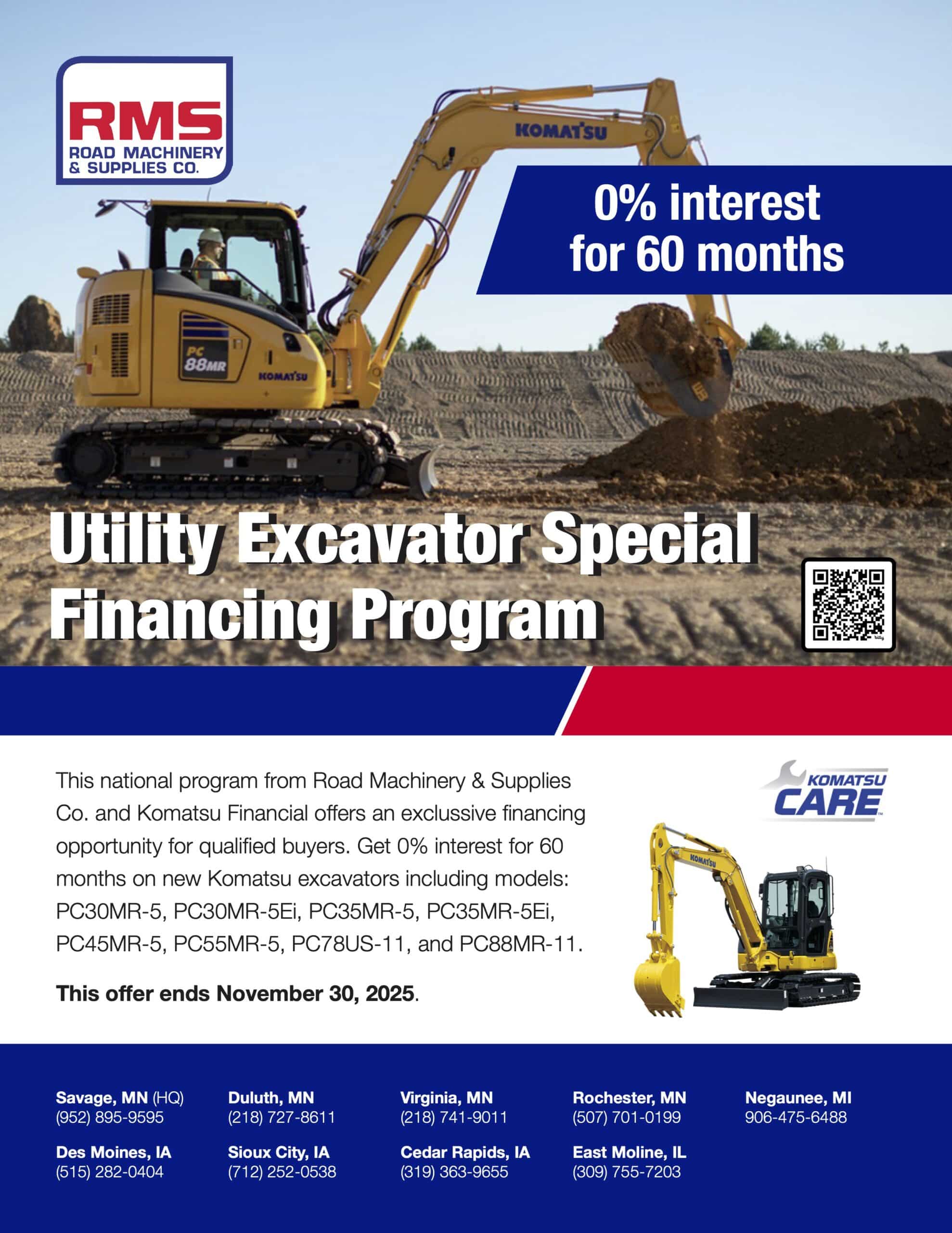 Utility Excavator Program (November 2025) Utility Excavator Program (November 2025)