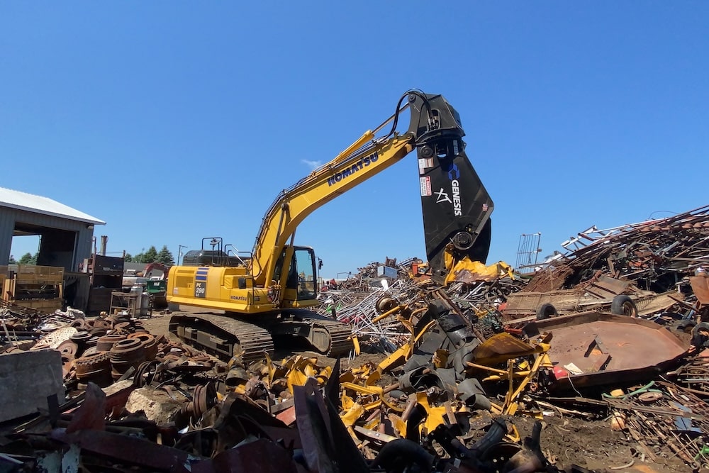 Excavators for Scrap and Recycling - Road Machinery & Supplies Co.