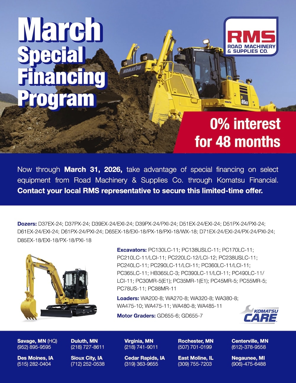 2026_March Special Financing Flyer