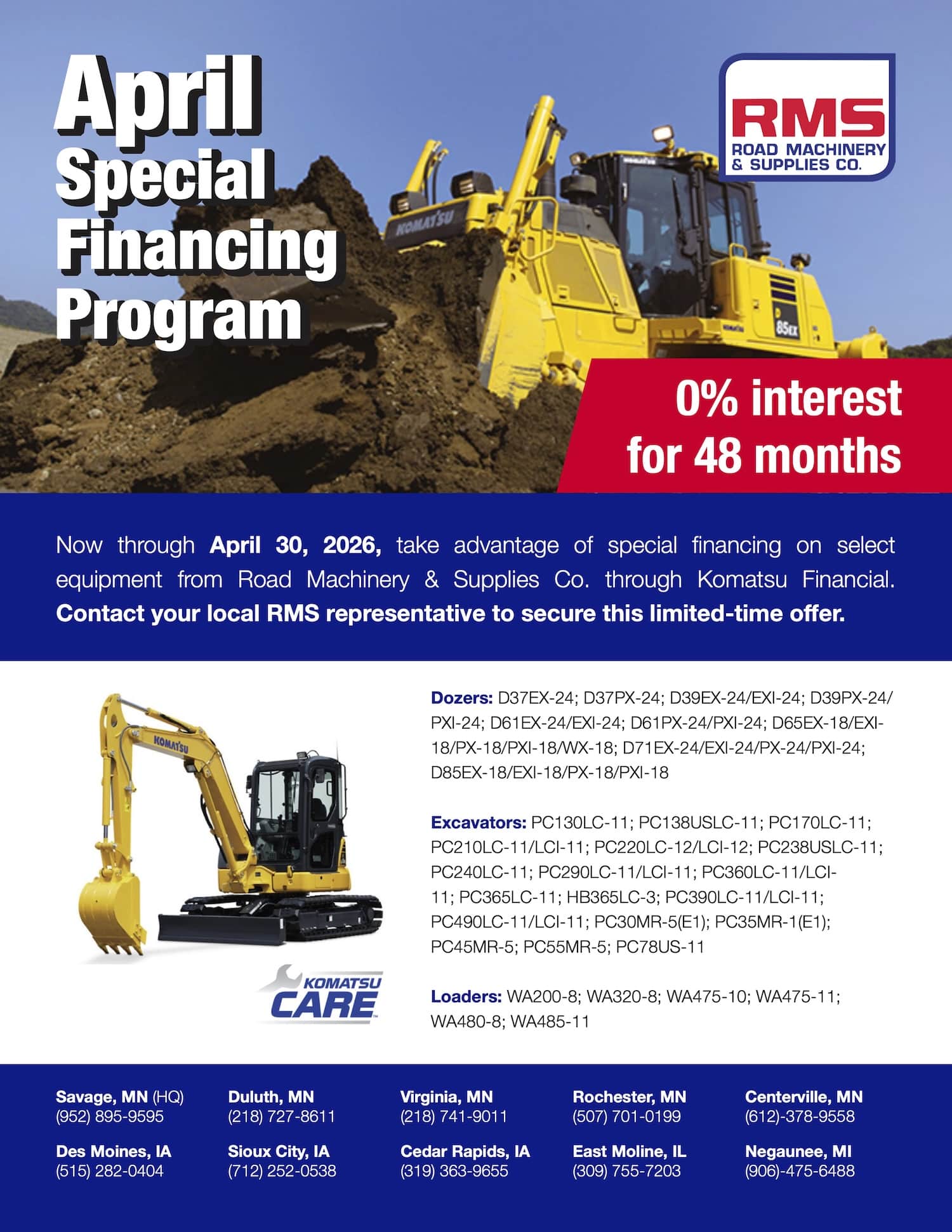 2026_April Special Financing Flyer